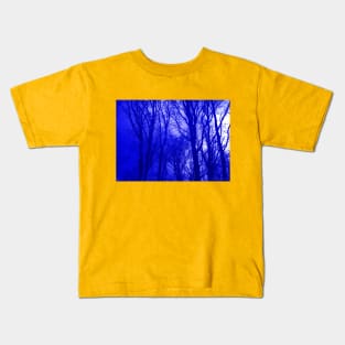 VELVET WOOD: Blue Kids T-Shirt